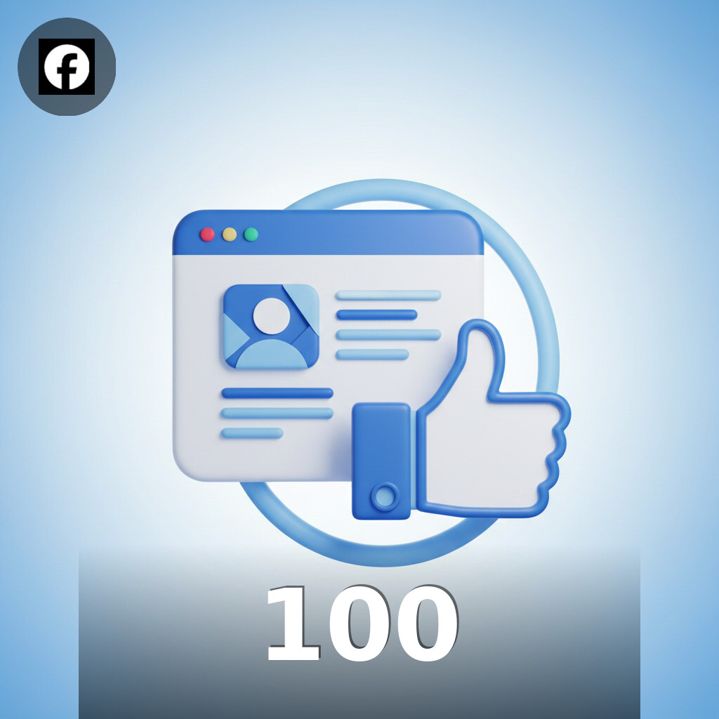 100 J'aime Page Facebook Facebook