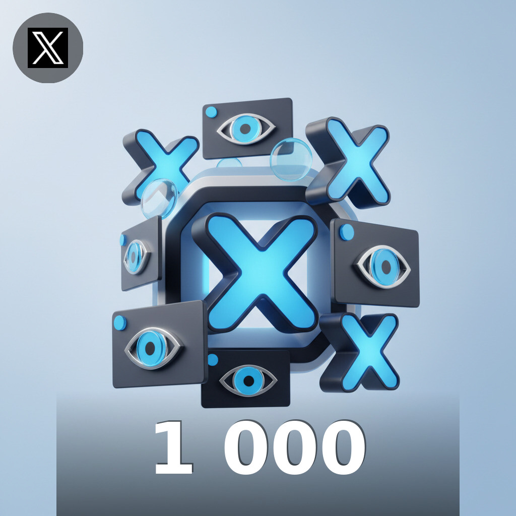 1 000 Vues Twitter Twitter / X