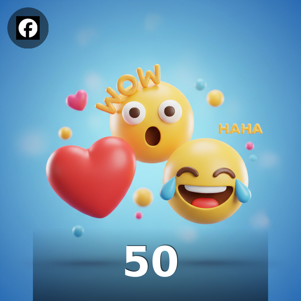 50 Réactions Facebook Facebook
