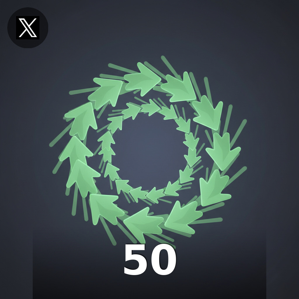 50 Retweets Twitter / X