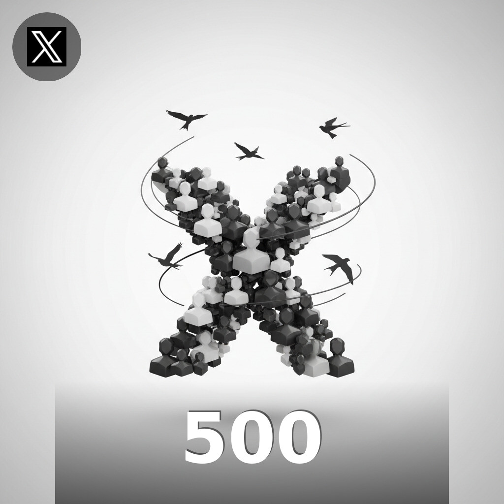 500 Followers Twitter Twitter / X
