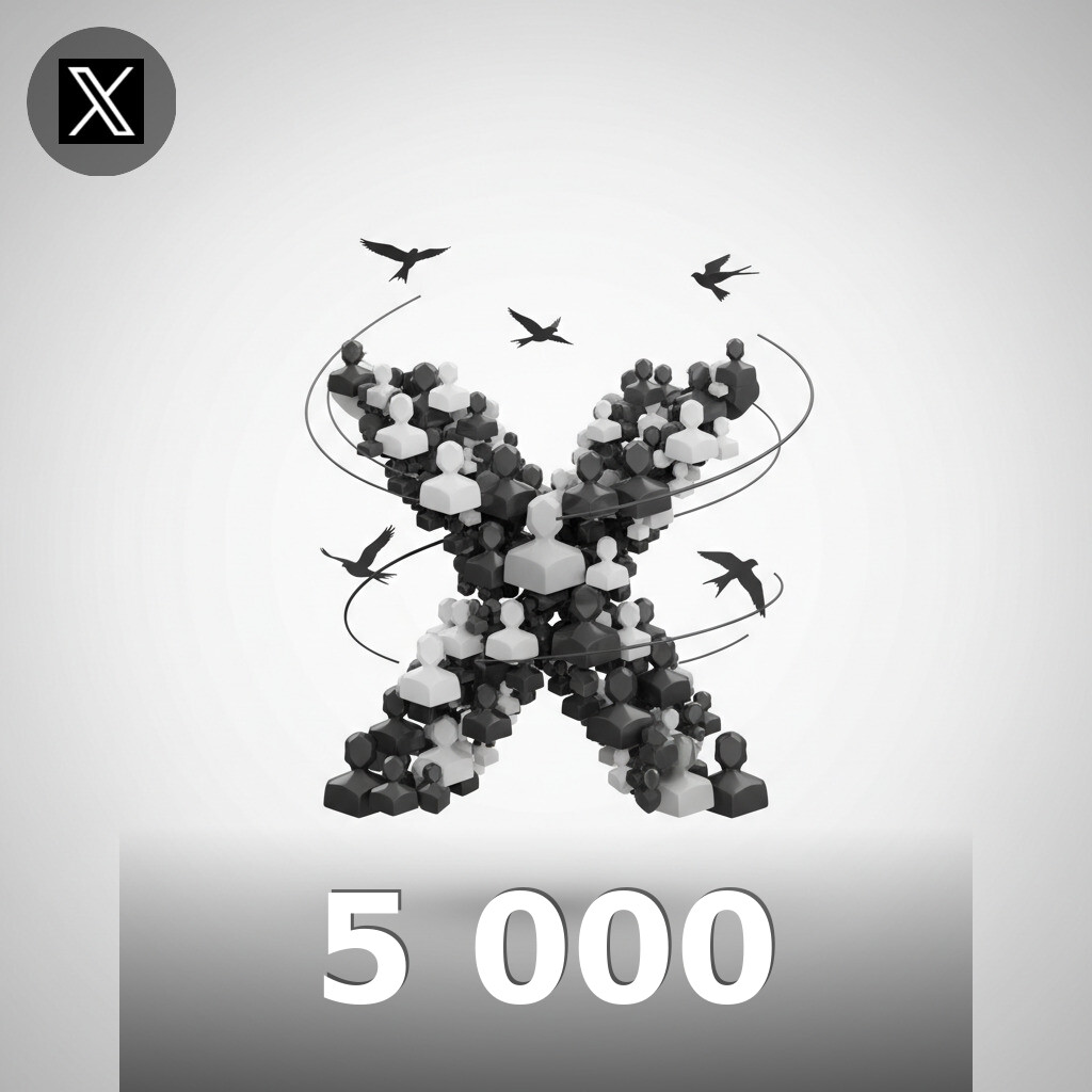 5 000 Followers Twitter Twitter / X